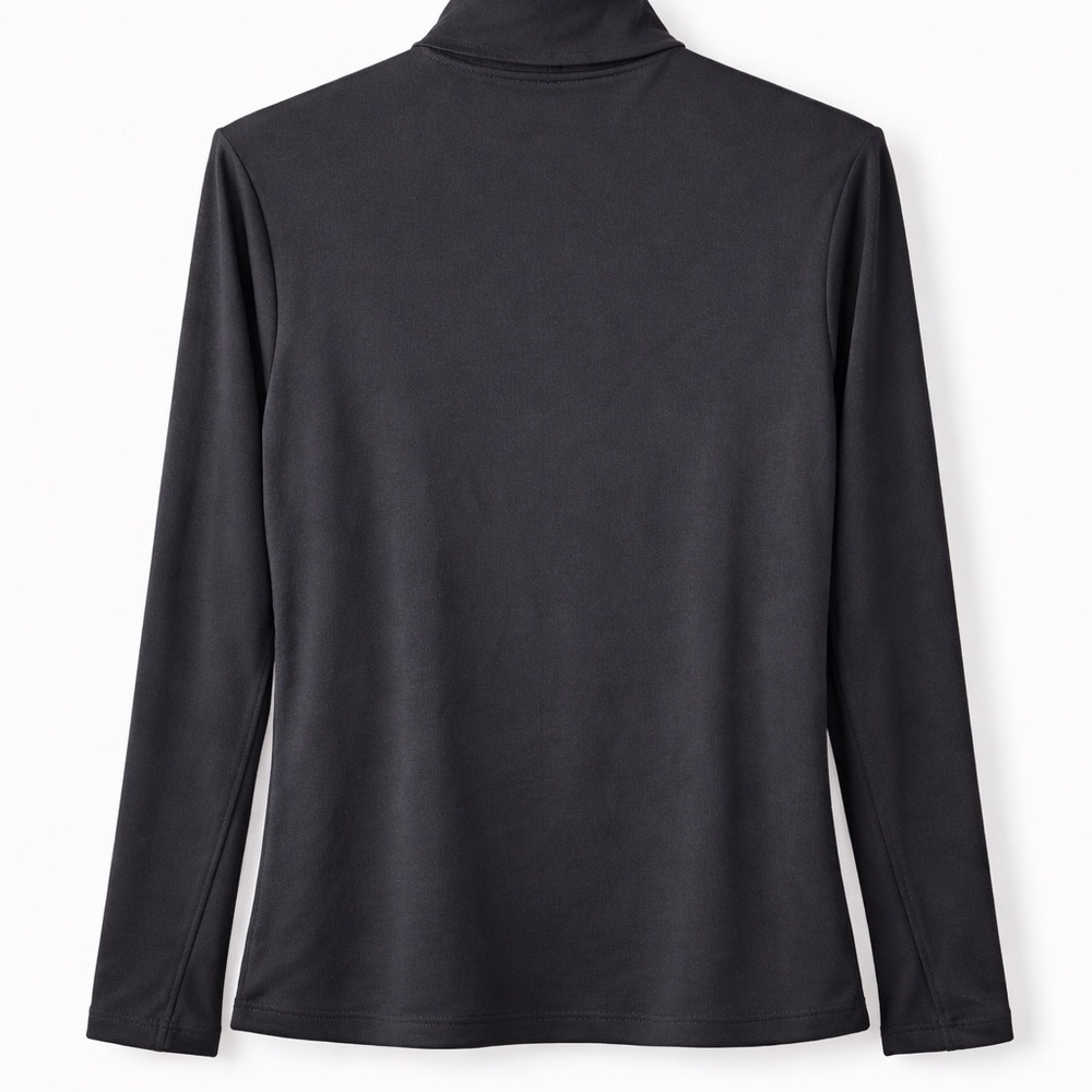 Lands’ End Women’s Black Performance Zip Jacket Activewear Lightweight XL 18-20 - Picture 3 of 11